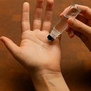 Frasco 10 ml rollon Premium cristal tampa dourada