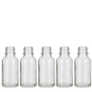 Frasco vidro transparente sem tampa R18 - 30 ml