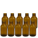 Frasco vidro âmbar sem tampa R24 - 100 ml (kit ou unidade)