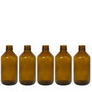 Frasco vidro âmbar sem tampa R24 - 250 ml (kit)