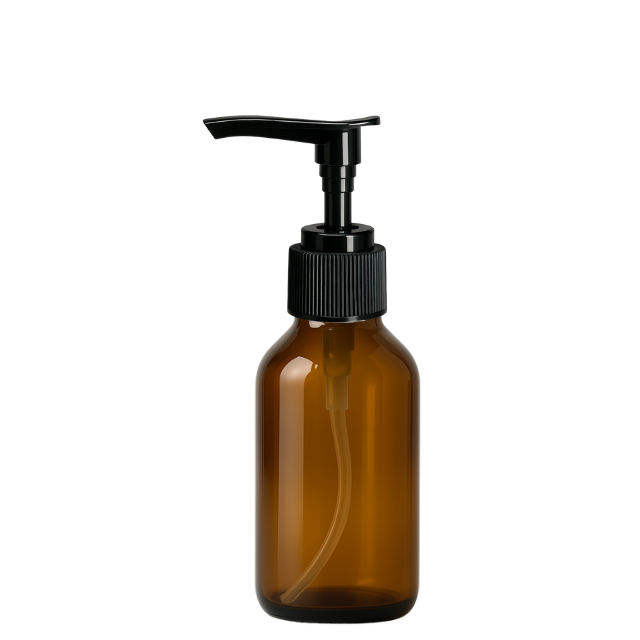 Frasco em vidro ambar com válvula PUMP - 60 ml (kit ou unidade)