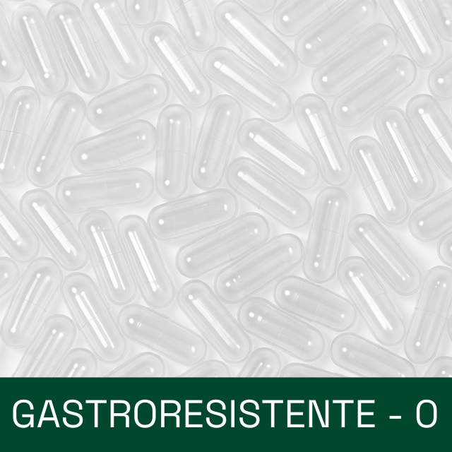 Cápsula GASTRORESISTENTE - tamanho 0 (100 Cápsulas)