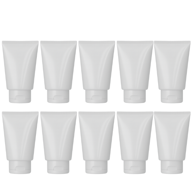 Frasco Bisnaga para creme - 60 gramas - HDPE (unidade ou kit)