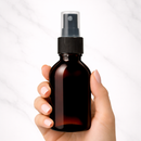 Frasco em PET âmbar com válvula Spray R24 - 100 ml (kit ou unidade)