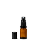 Frasco em vidro âmbar com válvula spray R18 - 10 ml — ideal para perfumaria, perfume de ambientes e amostras