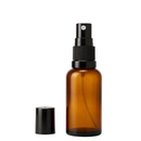 Frasco em vidro âmbar com válvula spray R18 - 30 ml — ideal para perfumaria e perfume de ambientes