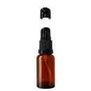 Frasco em vidro âmbar com válvula dosadora R18 - 10 ml — embalagem profissional para aromaterapia
