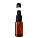 Frasco em vidro âmbar com válvula dosadora R18 - 15 ml — embalagem profissional para aromaterapia