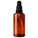 Frasco em vidro âmbar com válvula dosadora R18 - 100 ml — ideal para aromaterapia, óleos terapêuticos e cosmética