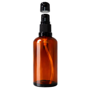 Frasco em vidro âmbar com válvula dosadora R18 - 100 ml para óleos essenciais, sinergias e fórmulas cosméticas