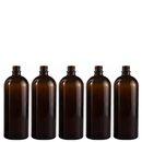 Frasco vidro âmbar R18 sem tampa 200 ml