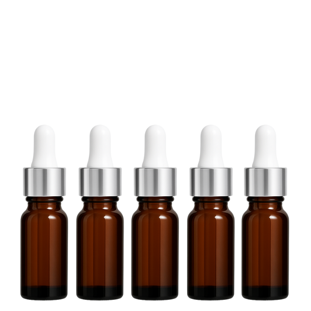 Frasco âmbar com conta-gotas prateado e bulbo branco - 5 ml (unitário ou kit)