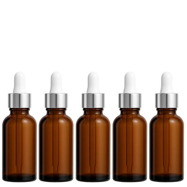 Frasco âmbar com conta-gotas prateado e bulbo branco - 30 ml (unitário ou kit)