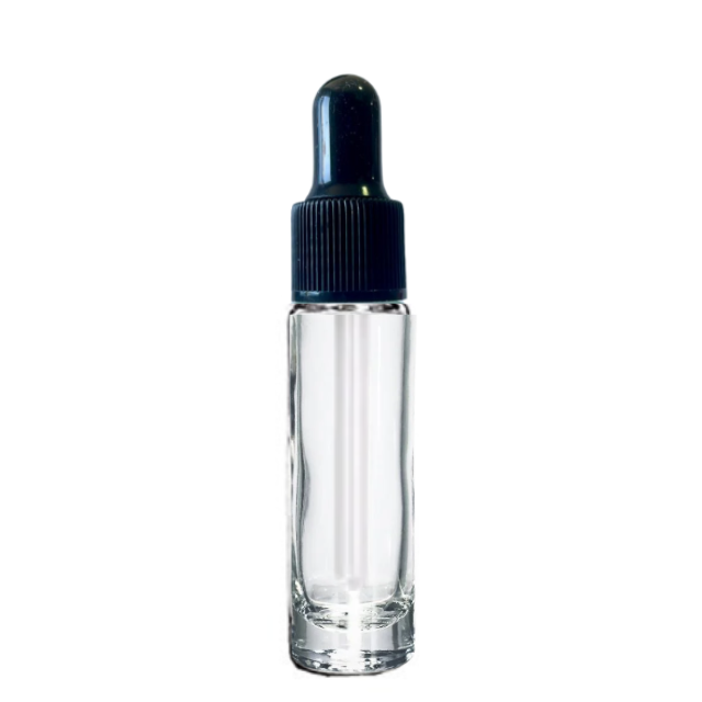 Frascos em vidro transparente com conta-gotas 10 ml