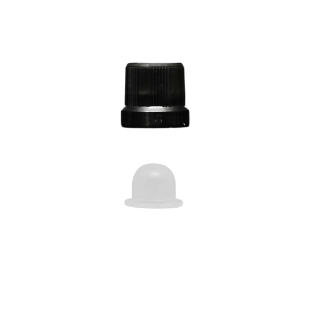 Frasco em vidro âmbar com batoque BOLHA - 20 ml (unidade ou kit)