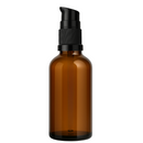 Frasco em vidro âmbar com válvula dosadora - 50 ml (unidade ou kit)