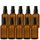 Frasco em vidro âmbar com válvula spray R18 - 50 ml (unidade ou kit)