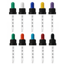 KIT - 10 Pipetas de vidro PREMIUM - R18 (coloridas)