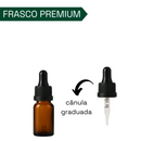 Frasco âmbar com conta-gotas PREMIUM GRADUADO - 5 ml (unitário ou kit)
