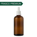 Frasco âmbar com conta-gotas PREMIUM R18 - 100 ml (unitário ou kit)