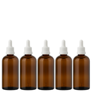 Frasco âmbar com conta-gotas PREMIUM R18 - 100 ml (unitário ou kit)