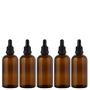 Frasco âmbar com conta-gotas PREMIUM R18 - 100 ml (unitário ou kit)