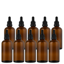 Frasco âmbar com conta-gotas PREMIUM R18 - 100 ml (unitário ou kit)