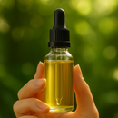 Frasco 30 ml transparente de vidro com tampa conta-gotas preta lacre 