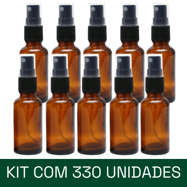 ATACADO - Frasco âmbar spray de 30 ml