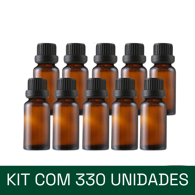 ATACADO - Frasco âmbar gotejador PREMIUM de 30 ml