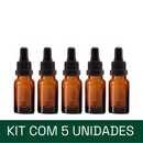 Frasco âmbar com conta-gotas PREMIUM GRADUADO - 10 ml (unitário ou kit)