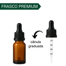 Frasco âmbar com conta-gotas PREMIUM GRADUADO R18 - 20 ml (unitário ou kit)