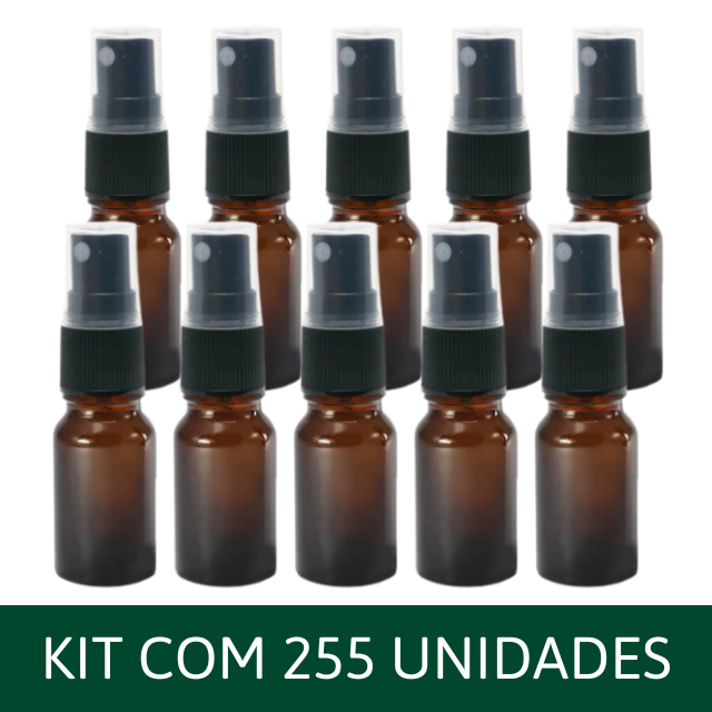 ATACADO - Frasco âmbar spray de 5 ml