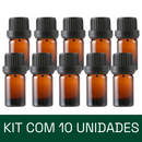 Frasco em vidro âmbar gotejador R18 - 5 ml (unidade ou kit)