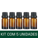 Frasco em vidro âmbar gotejador R18 - 15 ml (unidade ou kit)