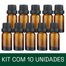Frasco em vidro âmbar gotejador R18 - 15 ml (unidade ou kit)