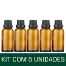 Frasco em vidro âmbar gotejador R18 - 30 ml (unidade ou kit)