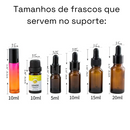 Organizador de gaveta plástico para frascos de 5 a 30 ml (para 5 frascos)