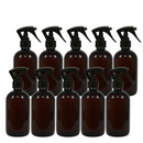 Frasco em PET âmbar com válvula Spray mini gatilho R24 - 250 ml (kit ou unidade)