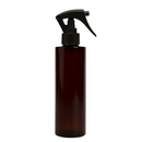 Frasco PET âmbar ombro RETO com válvula Spray mini gatilho R24 - 250 ml (kit ou unidade)