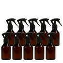 Frasco em PET âmbar com válvula Spray mini gatilho R24 - 100 ml (kit ou unidade)