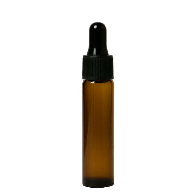Frascos em vidro âmbar com conta-gotas 10 ml (unidade ou kit)