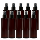 Frasco PET âmbar ombro RETO com válvula Spray R24 - 200 ml (kit ou unidade)