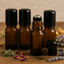 Frasco de vidro âmbar 20 ml - rollon PREMIUM (unidade ou kit)