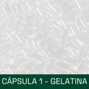 Cápsula de GELATINA - tamanho 1 (100, 300 ou 1000 cápsulas)