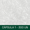 Cápsula de GELATINA - tamanho 1 (100, 300 ou 1000 cápsulas)