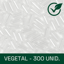 Cápsula VEGETAL - tamanho 0 (100 ou 300 cápsulas)