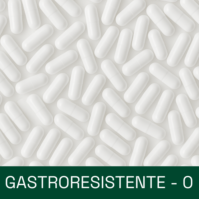 Cápsula GASTRORESISTENTE - tamanho 0 (100 Cápsulas)