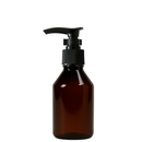 Frasco PET âmbar com válvula PUMP R24 - 100 ml (kit ou unidade)