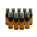 Frasco em vidro âmbar MINI 2 ml spray (kit)